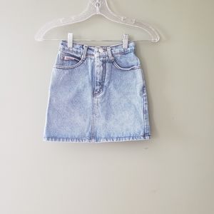 Girls Sz. 7 Vintage GUESS Denim Skirt